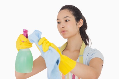 Professional oven cleaning service in a Marylebone home kitchen