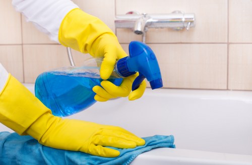 Local treatment of common food and drink stains in a Marylebone home